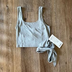 NWT Lululemon Side-Tie Cropped Tank Top Sz 6